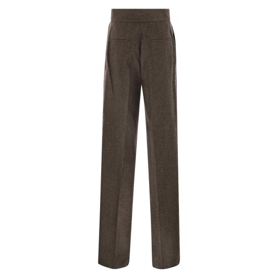 25FW 막스마라 스트레이트 팬츠 2521136323600 BROWN - MAX MARA