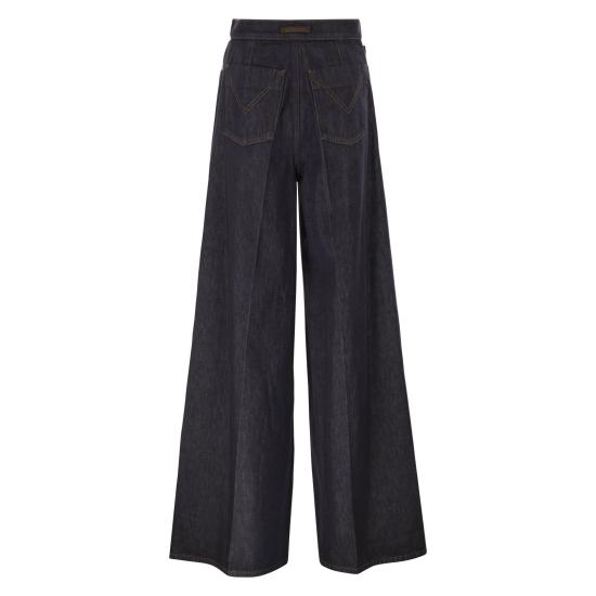 25FW 막스마라 스트레이트 팬츠 2521136102600 BLUE - MAX MARA