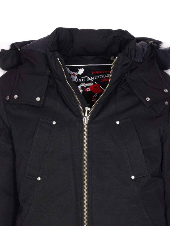 26FW 무스너클 오리지널 벨라스틱 네오시어 봄버 자켓 M35MB000S1001 Black - MOOSE KNUCKLES