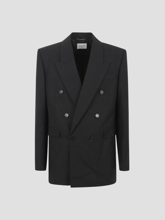 25FW 생로랑 울 자켓 835102Y5K32 1000 NOIR