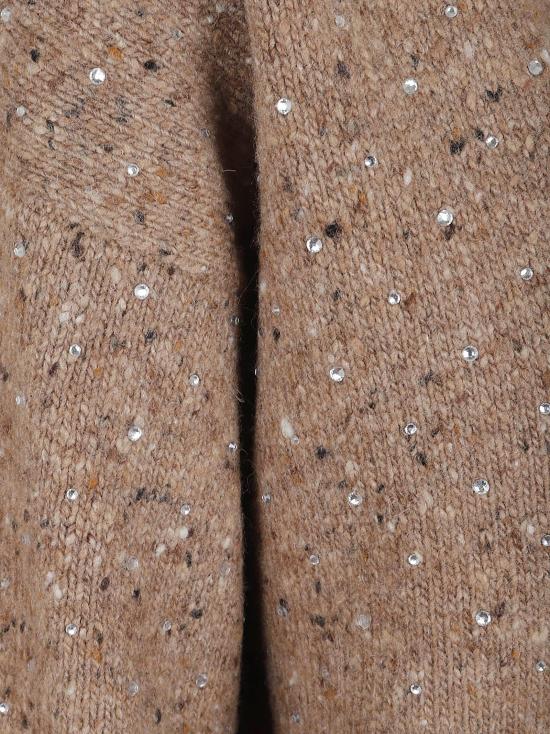 25FW 핑코 긴팔 티셔츠 105684 A2U4 C3Z MULTI CAMMELLO BIANCO BROWN - PINKO