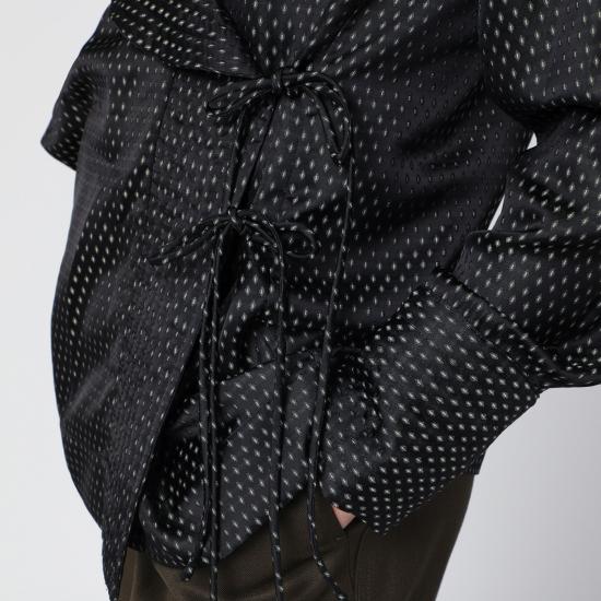 25FW 드리스 반 노튼 블라우스 107852350 Black - DRIES VAN NOTEN