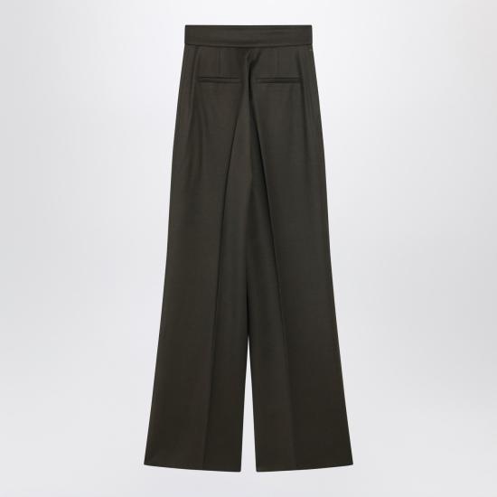 25FW 막스마라 스트레이트 팬츠 ARTURO1234WO Green - MAX MARA