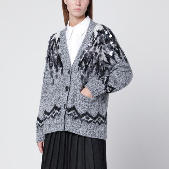 25FW 로베르토 콜리나 가디건 253F44010RWO Grey