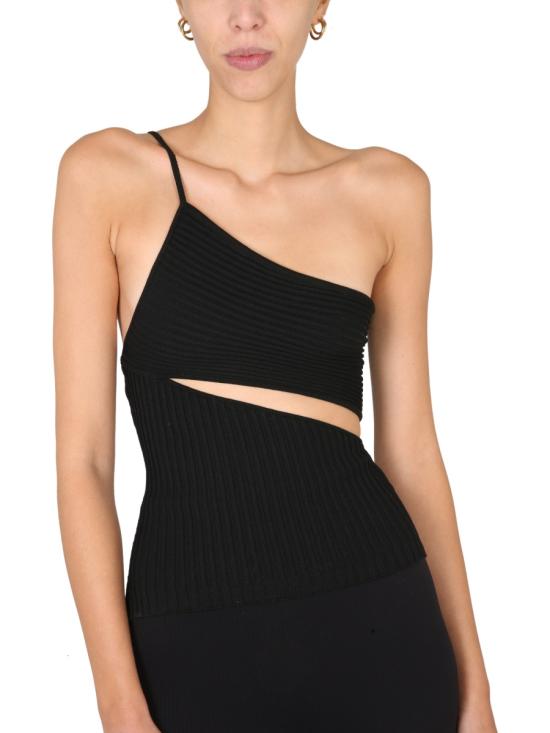  안드레아 아다모 반팔 티셔츠 ADFW22TO12770473 BLACK - ANDREA ADAMO