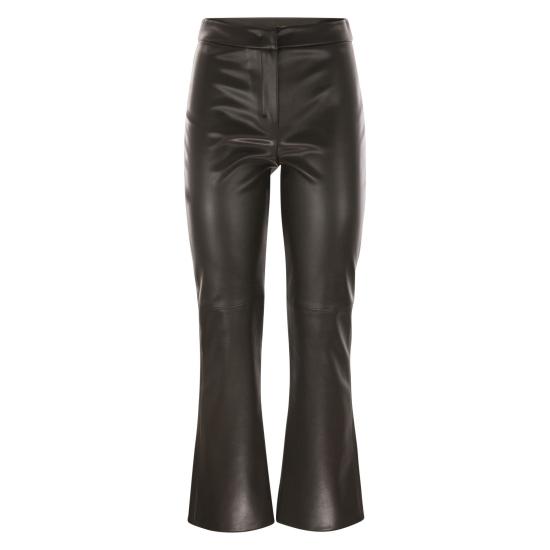 25FW 에스막스마라 스트레이트 팬츠 2529786013600 BLACK