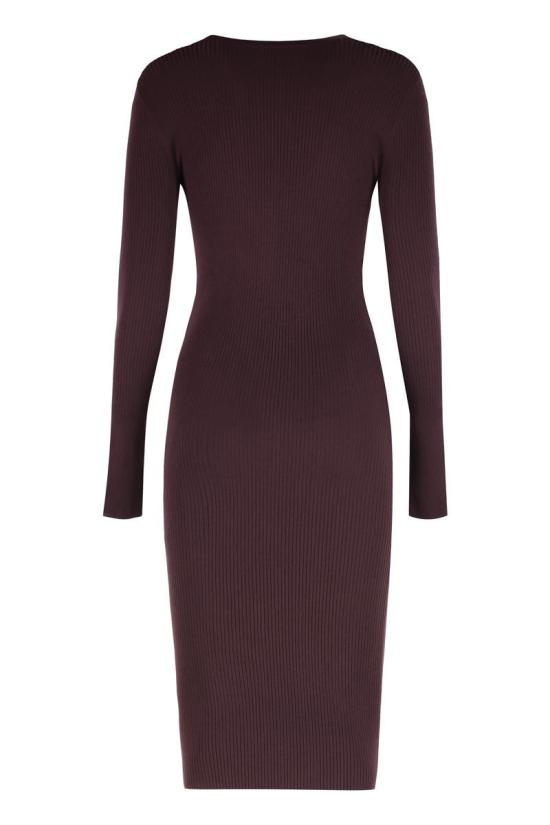 25FW 엘리자베타프랜치 미디 원피스 AM10B56E2 EA4 PURPLE - ELISABETTA FRANCHI