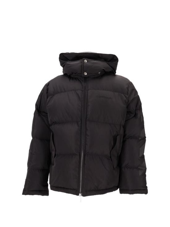 25FW 오프화이트 패딩 OMED066F25FAB001 1010 BLACK BLACK