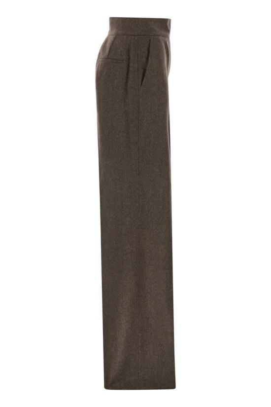 25FW 막스마라 스트레이트 팬츠 2521136323600 001 BROWN - MAX MARA