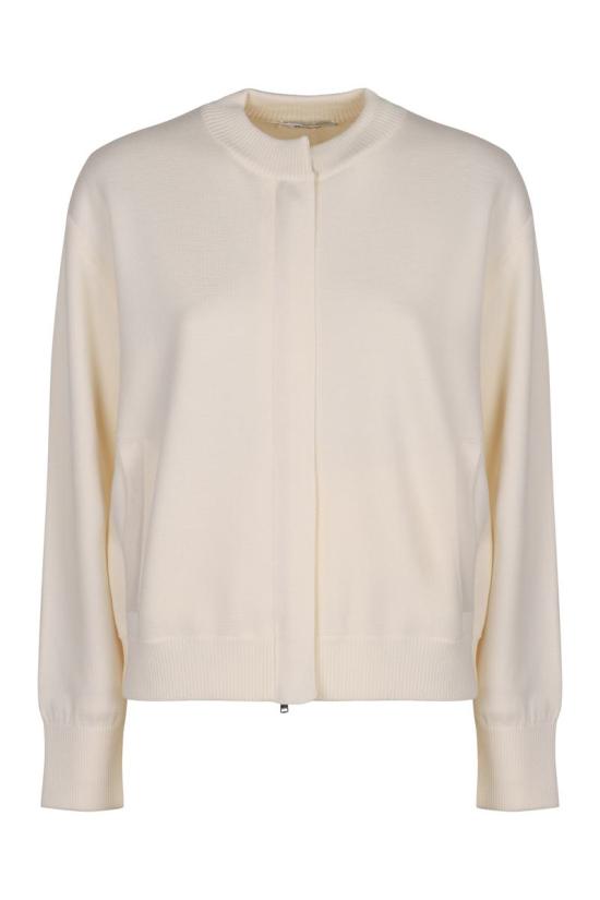 25FW 막스마라 가디건 PELAGO2521346022600 001 WHITE