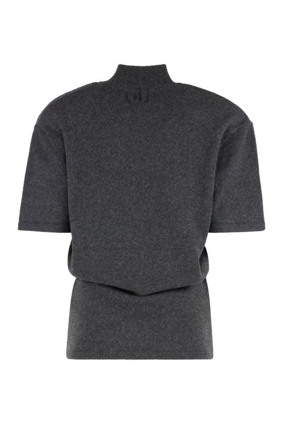 25FW 자크뮈스 터틀넥 25HSWW00629AK00282 970 GREY - JACQUEMUS