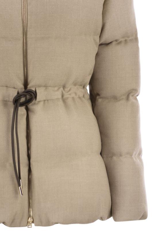 25FW 에르노 버진 울 트위드 쇼트 파카  PI002082D33466 1985 LIGHT BEIGE - HERNO