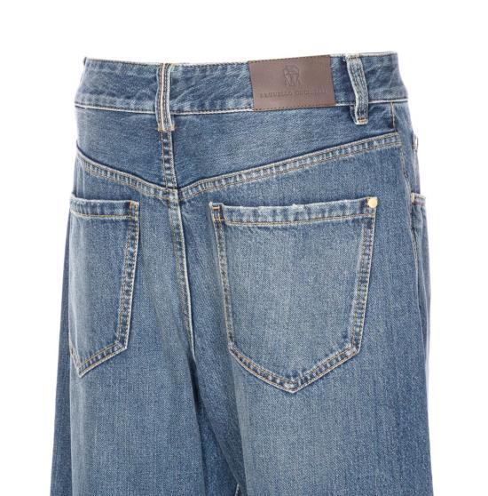 25FW 브루넬로 쿠치넬리 숏팬츠 MA095P5565C9039 BLUE - BRUNELLO CUCINELLI