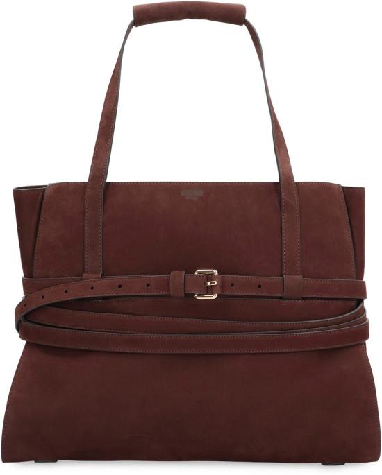 25FW 모스키노 토트백 MC4015PP1NOJ0 307 BROWN - MOSCHINO