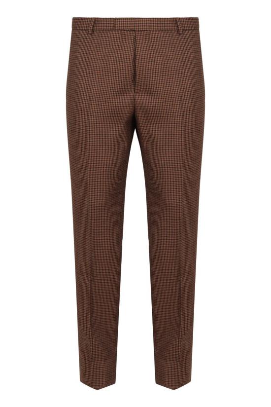 25FW 구찌 자수 하운드투스 울 팬츠 814299Z7AQA 2014 BROWN