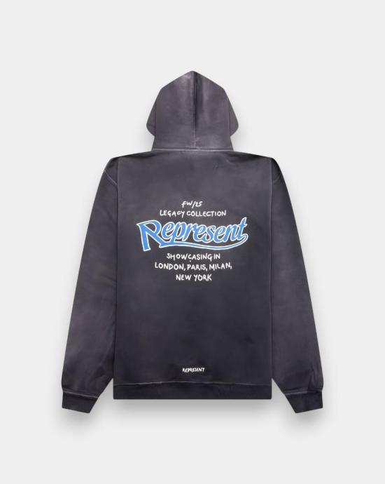 25FW 리프레젠트 긴팔 티셔츠 MLM100373 04 Stained black - REPRESENT