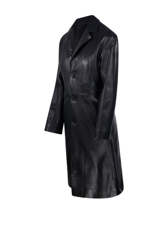 25FW 발렌시아가 가죽 자켓 849978 TRS25 1000 BLACK - BALENCIAGA