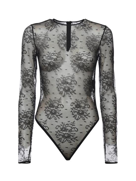 25FW 돌체앤가바나 바디수트 티셔츠 F79BPT FLREXN0000 Black