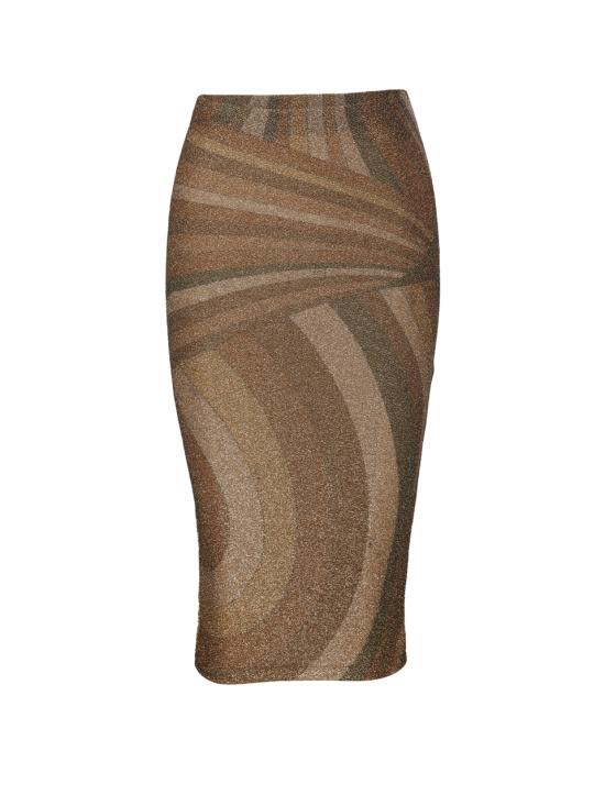 25FW 에밀리오푸치 미디 스커트 5UJV11 5U867 993 ORO