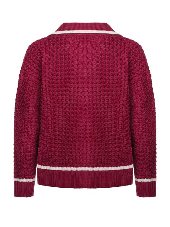 25FW 본사이 수트 자켓 KN014 RED Purple - BONSAI