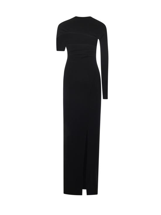 25FW 쿠레쥬 미디 원피스 425JR0735JS0145 9999 Black - COURREGES