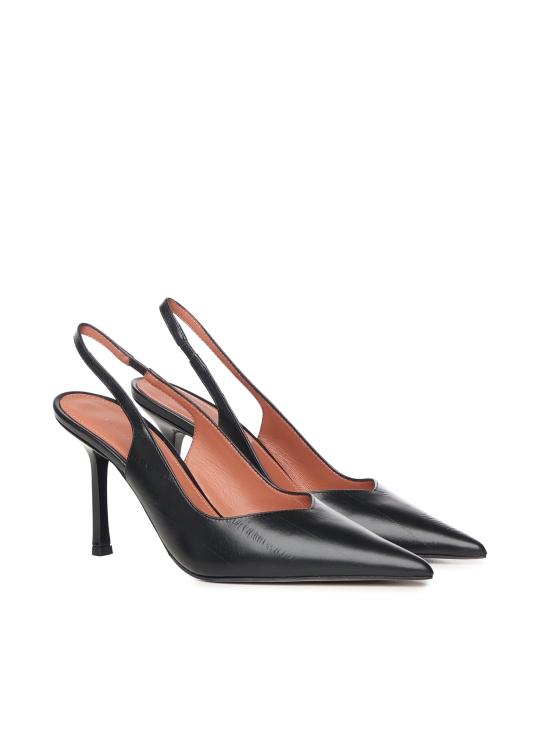 25FW 줄리아노 갈리아노 힐/펌프스 HOLLY 90 ANGUILLANERO Black - GIULIANO GALIANO