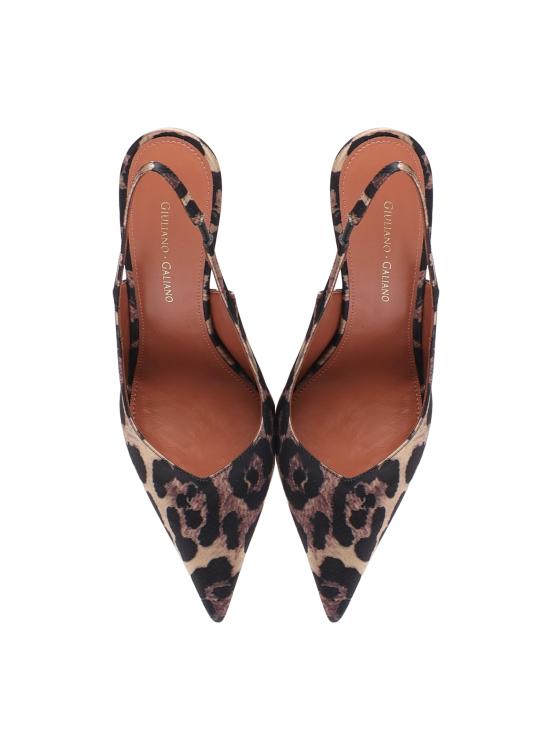 25FW 줄리아노 갈리아노 힐/펌프스 HOLLY 90 RASOLEOPARD Brown - GIULIANO GALIANO