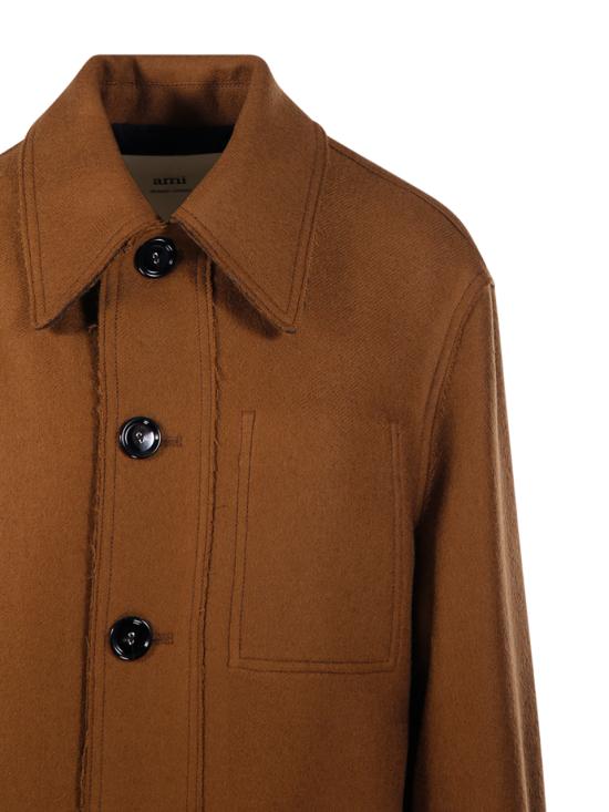 25FW 아미 자켓 UJK824 WV0078 216 HAZELNUT - AMI