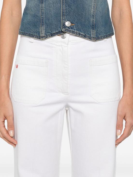 25FW 빅토리아 베컴 데님 팬츠 1325DJE005218TR WHT White - VICTORIA BECKHAM
