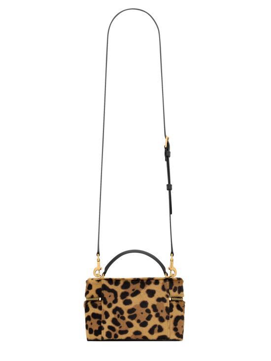 25FW 생로랑 가비 포니 헤어 레더 베니티 백 798098AAE6T 2490 - SAINT LAURENT