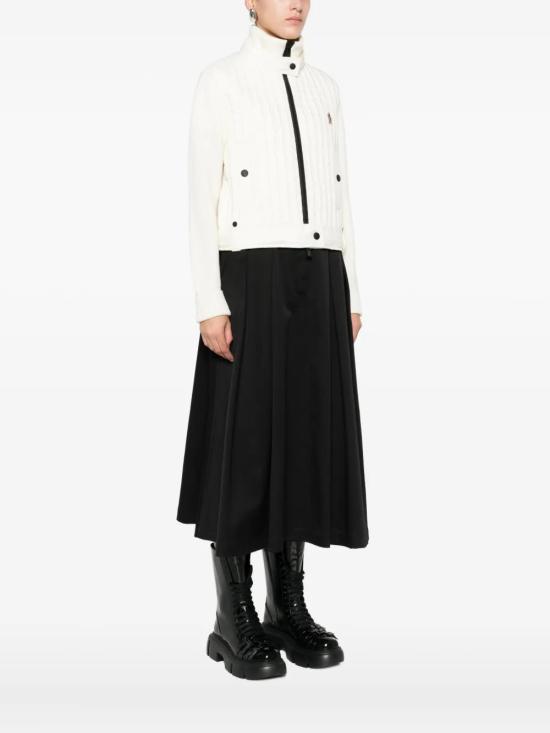 25FW 몽클레어 스웨터 K20989B00014M1131 034 White - MONCLER