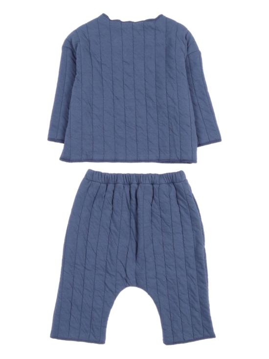 25FW [키즈] 테디 앤 미노우 트레이닝웨어/오버롤/세트 A25TDF0007M0152 479 Blue - TEDDY & MINOU