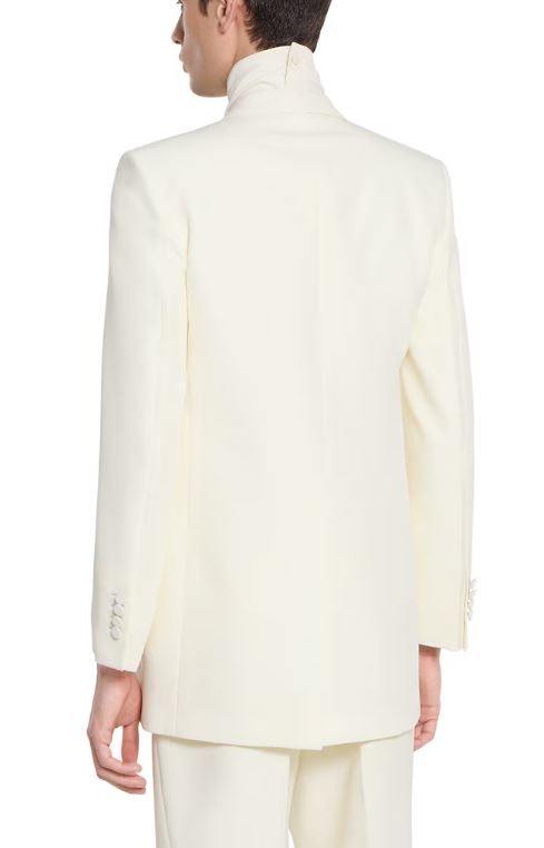 25FW 구찌 더블 브레스트 태크니콜 파나마 자켓 851252 Z7AYA9001 - GUCCI