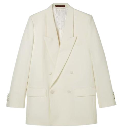 25FW 구찌 더블 브레스트 태크니콜 파나마 자켓 851252 Z7AYA9001