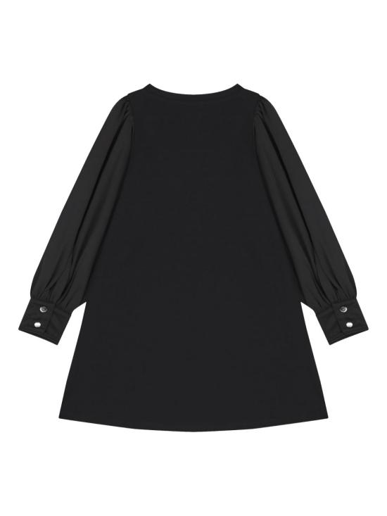 25FW [키즈] 지방시 원피스 H31001 09B Black - GIVENCHY