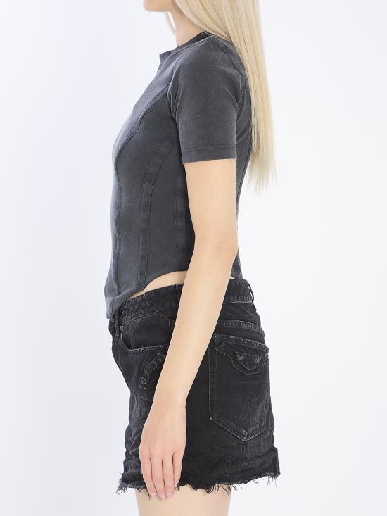 25FW 발렌시아가 반팔 티셔츠 850458 BLACK - BALENCIAGA