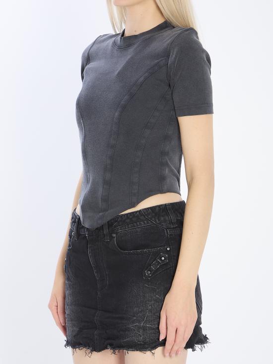 25FW 발렌시아가 반팔 티셔츠 850458 BLACK - BALENCIAGA