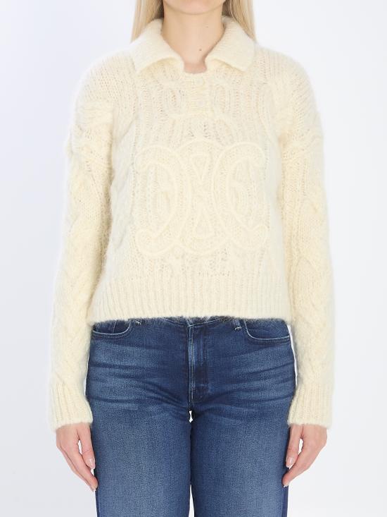 25FW 셀린느 폴로 티셔츠 2ADMI884Z WHITE