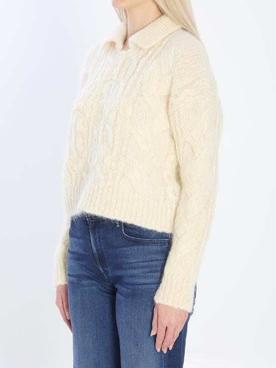 25FW 셀린느 폴로 티셔츠 2ADMI884Z WHITE - CELINE