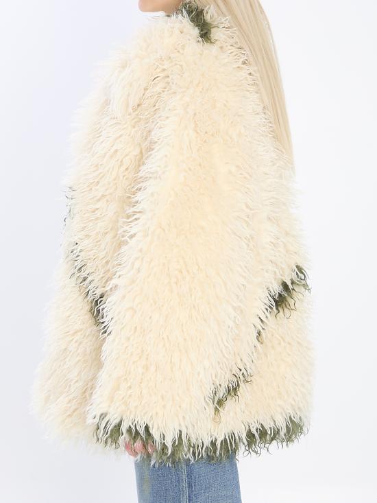 25FW 자케 COCOON 코쿤 퍼 코트 C1010 CREAM - JAKKE