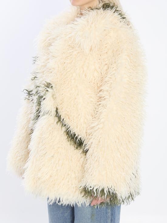 25FW 자케 COCOON 코쿤 퍼 코트 C1010 CREAM - JAKKE