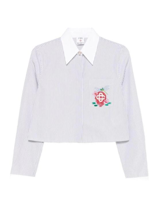 25FW 카사블랑카 블라우스/셔츠 WAW25SH21901 WHITE