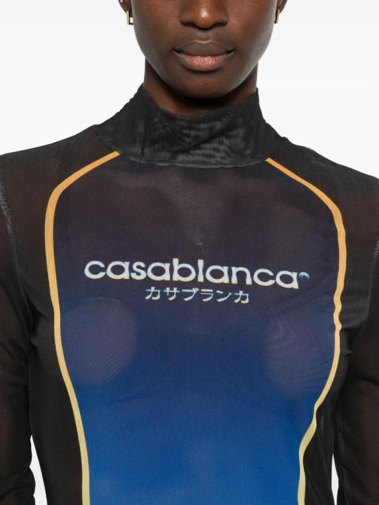 25FW 카사블랑카 롱 원피스 WAW25JDR00801 MULTICOLOR - CASABLANCA