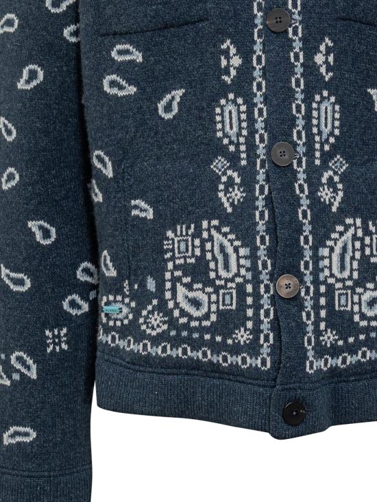 25FW 알라누이 집업 니트 LMHQ007E25KNI001 4942 MIDNIGHT - ALANUI