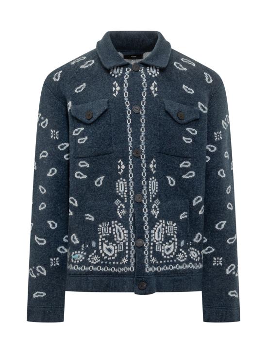 25FW 알라누이 집업 니트 LMHQ007E25KNI001 4942 MIDNIGHT