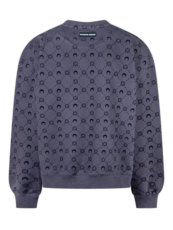 25FW 마린세르 긴팔 티셔츠 UST022ACJER0089 BK99 BLACK - MARINE SERRE