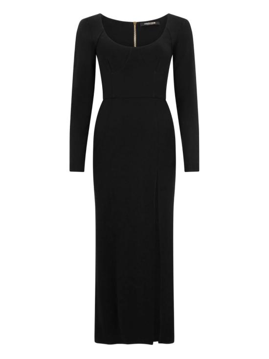 25FW 로베르토 카발리 미디 원피스 VWT163 WP01005051 Black