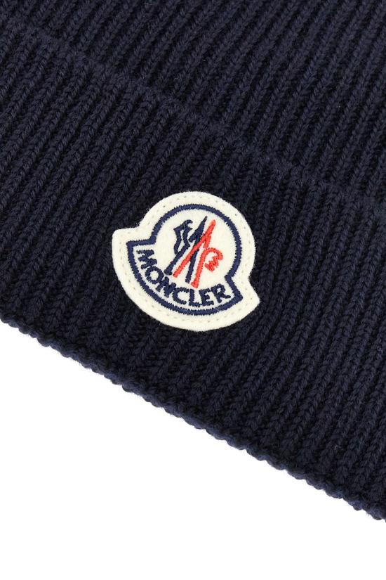 26FW 몽클레어 울 비니 3B70500A9342 742 Blu - MONCLER
