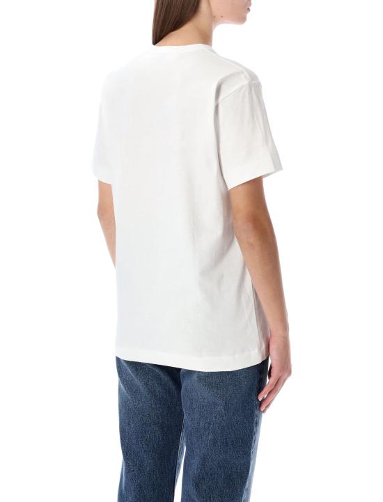 26SS 꼼데가르송 반팔 티셔츠 AX T803 051 WHITE RED - COMME DES GARCONS