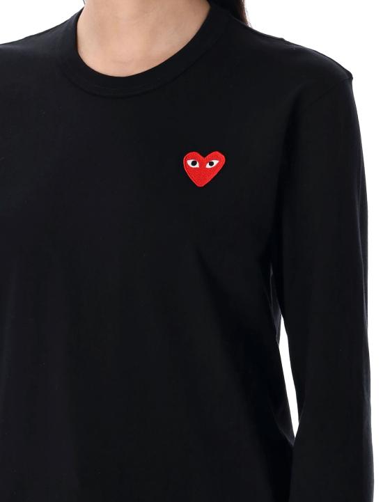 26FW 꼼데가르송 긴팔 티셔츠 AX T118 051 Nero - COMME DES GARCONS